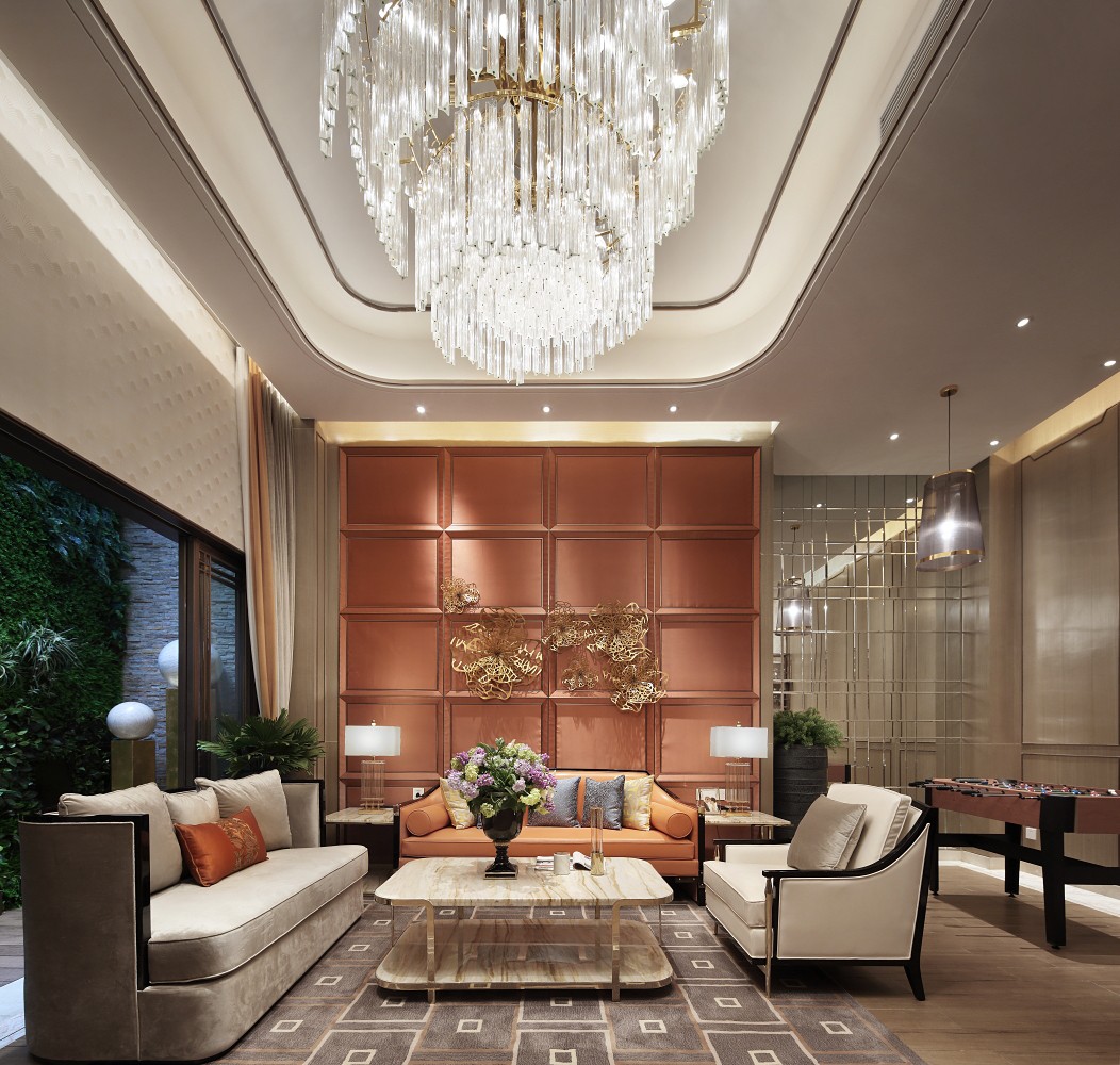 君临天下豪宅：轻奢风吹拂下的别墅设计  辛视设计-16