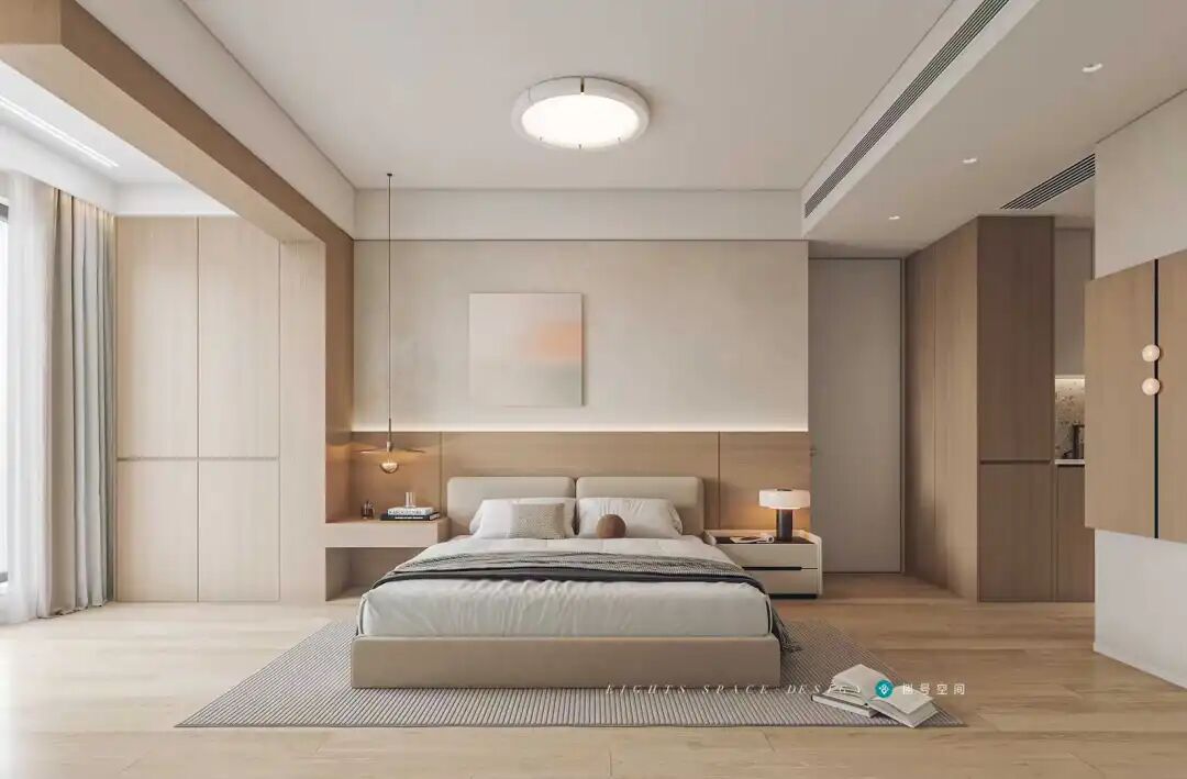 OriginalDesign|作品赏析|润府143平竖厅，原木与大白墙的碰撞，藏着收纳与美学的双重惊喜-51