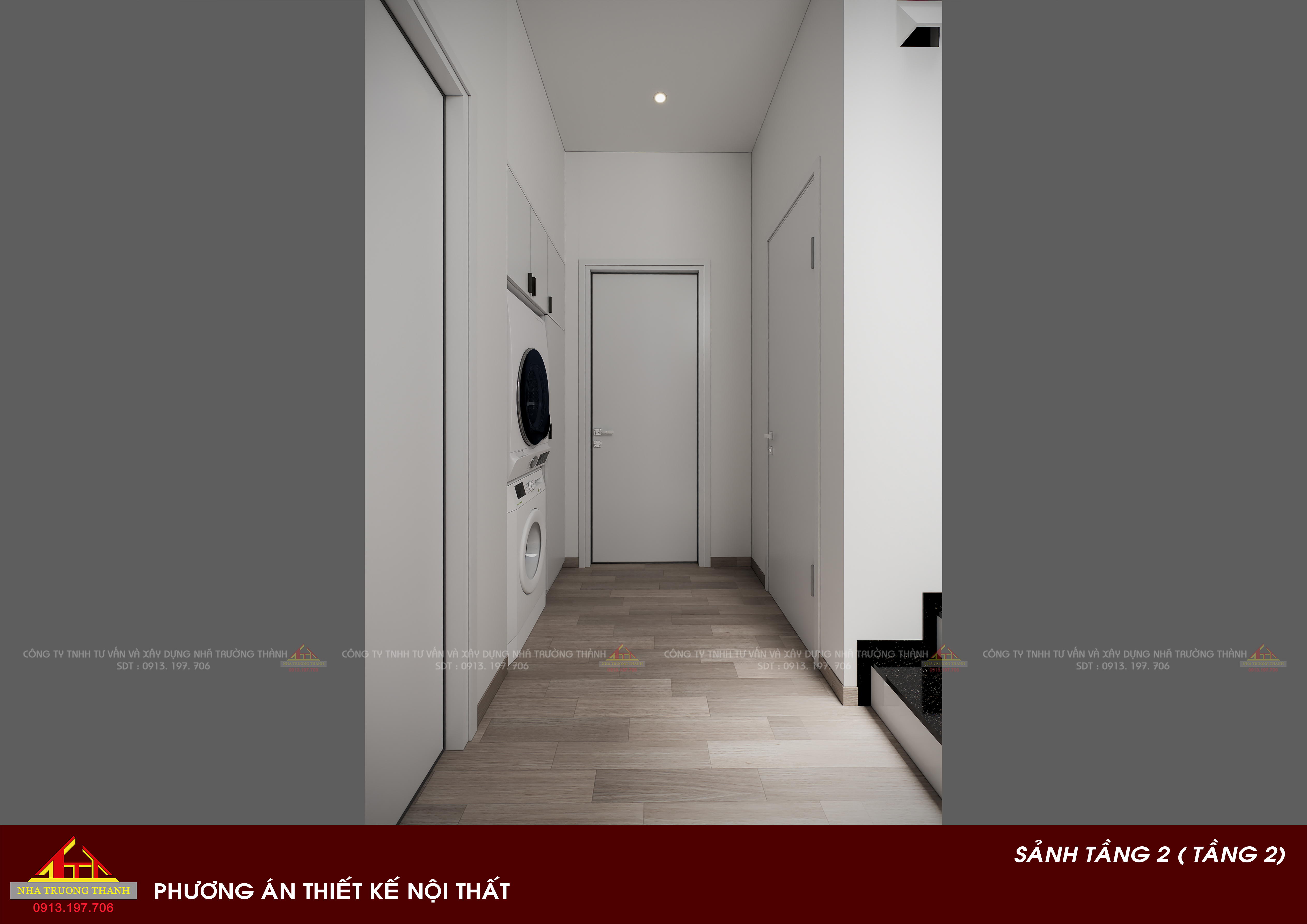 Thiết kế kiến trúc, nội thất nhà phố 2 mặt tiền-9