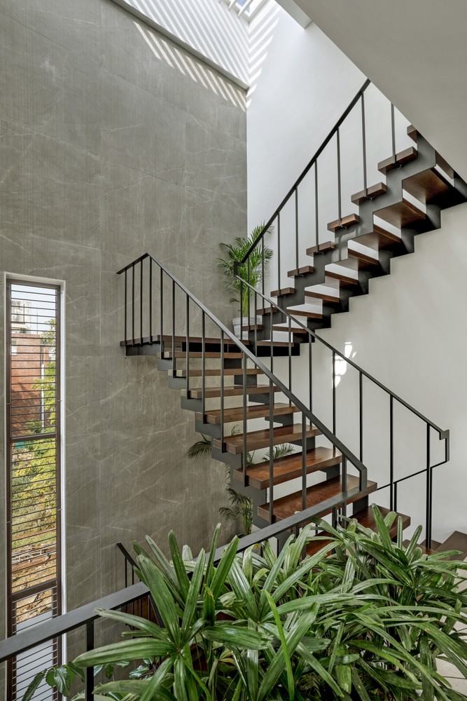 绿意盎然的四口之家——印度 Box House-32