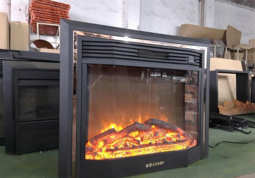 钛金伏羲电壁炉芯打造欧式别墅客厅设计典范-12