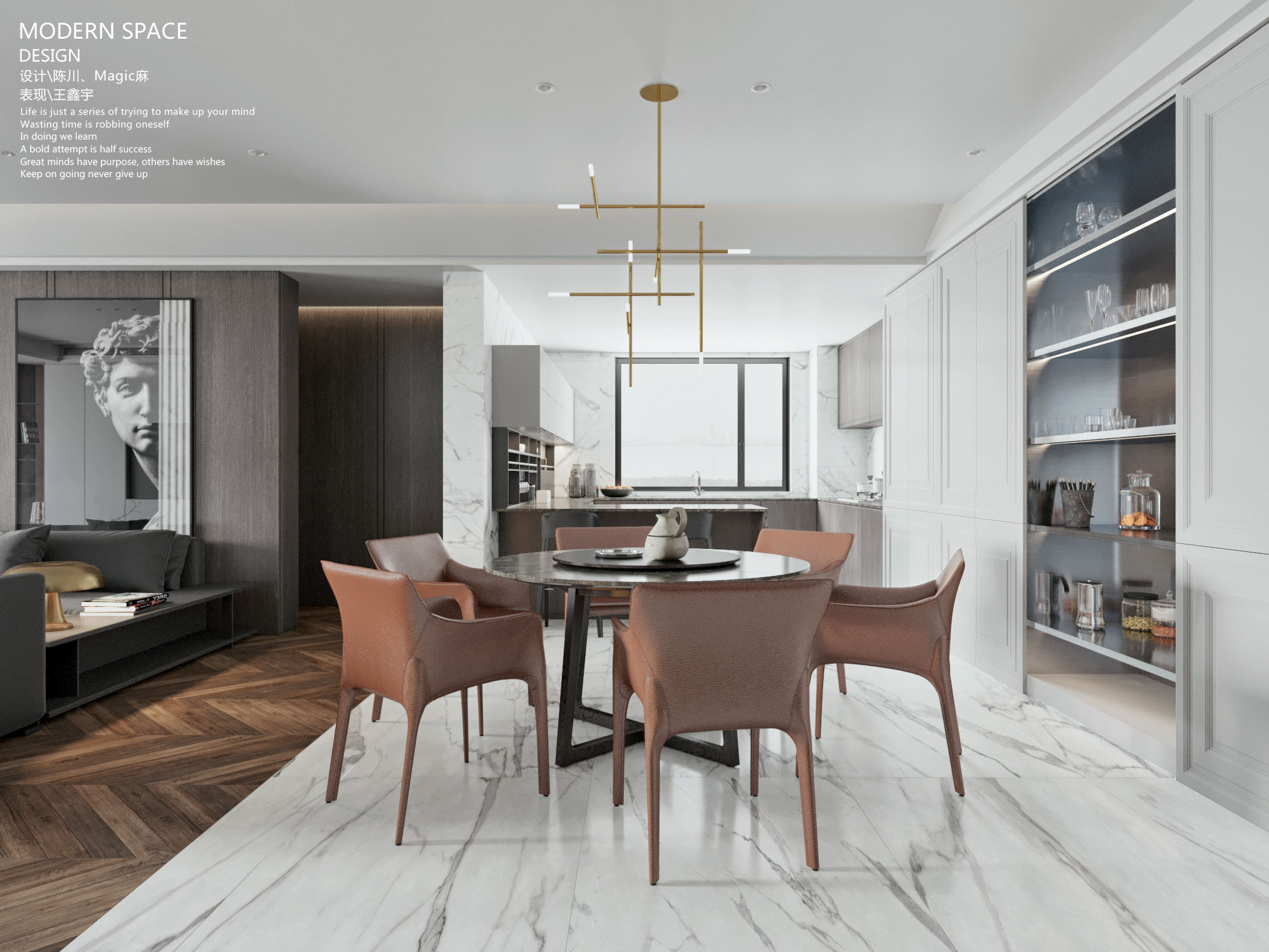 江苏常州平层设计，左舍设计诠释家居空间魅力-11