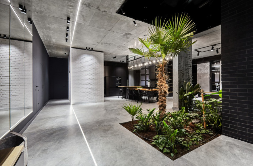 罗马尼亚顶层公寓工业风格设计案例-42