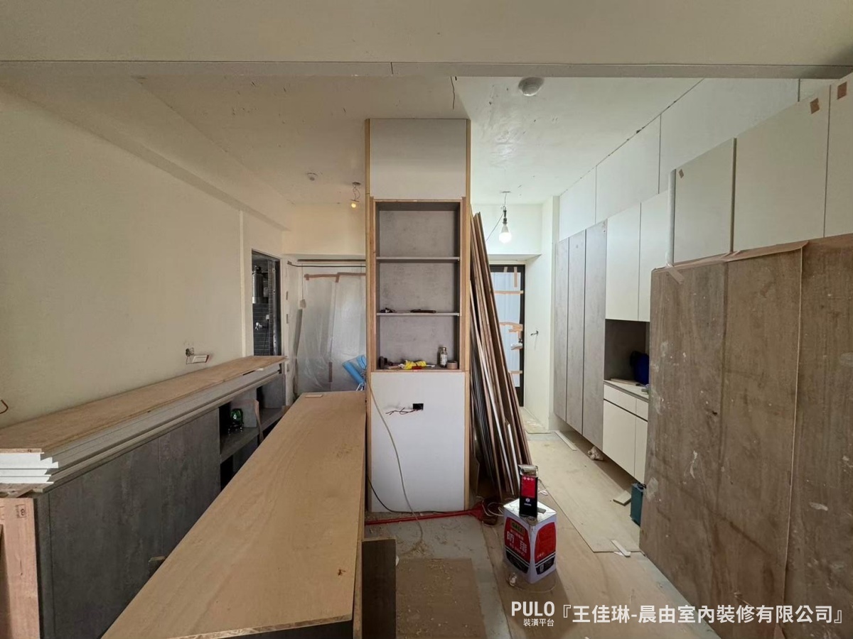 台南20坪全新屋室内设计装潢丨中国台南丨晨由室内装修有限公司（设计师王佳琳）-36
