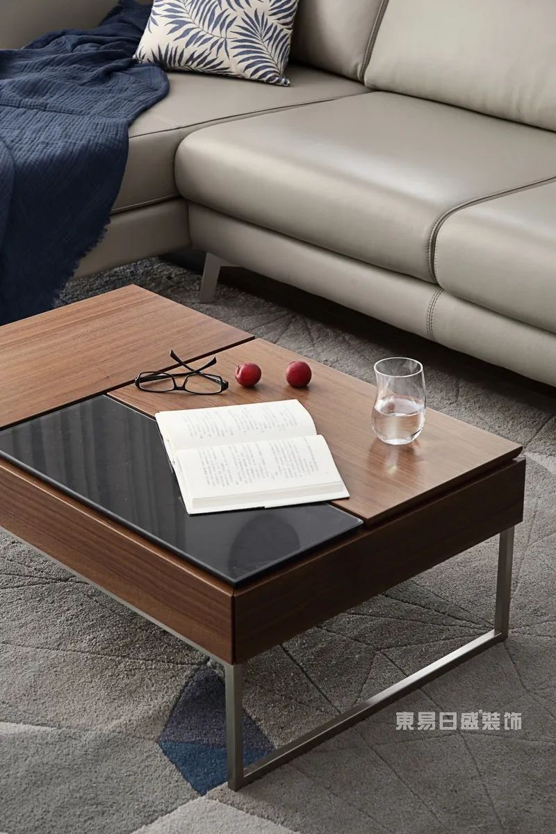 开放式多功能客厅设计，这个北欧风真全能！实拍230㎡北欧风别墅设计-38