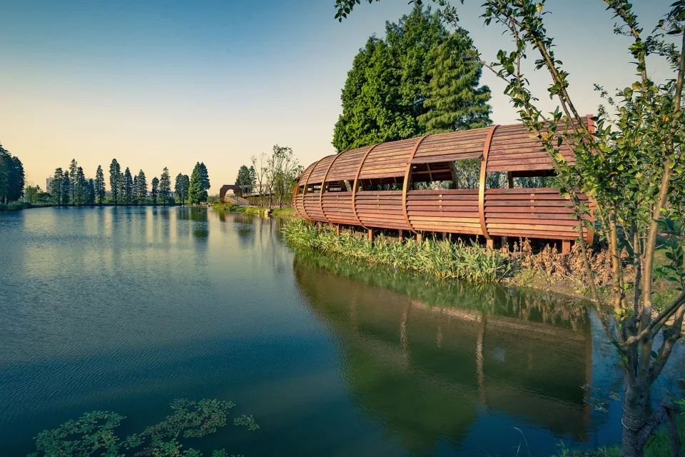 扬州三湾生态中心 | 古运河畔的绿色人文景区-22