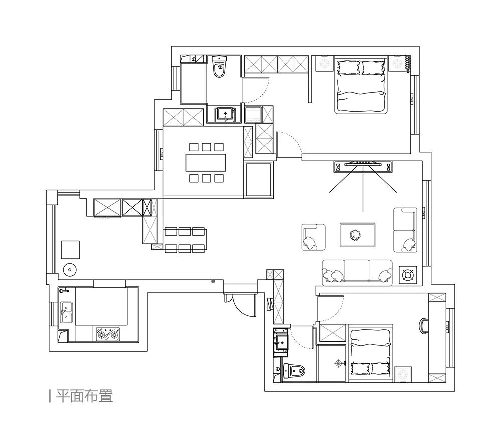 学霸夫妇的极简禅意新家丨哈尔滨大树装饰-11