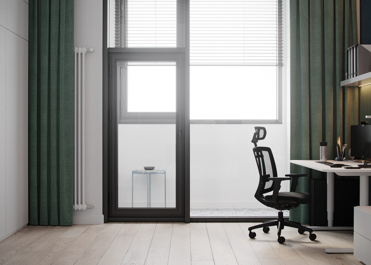 色彩清新--舒适且精致的住宅空间-18