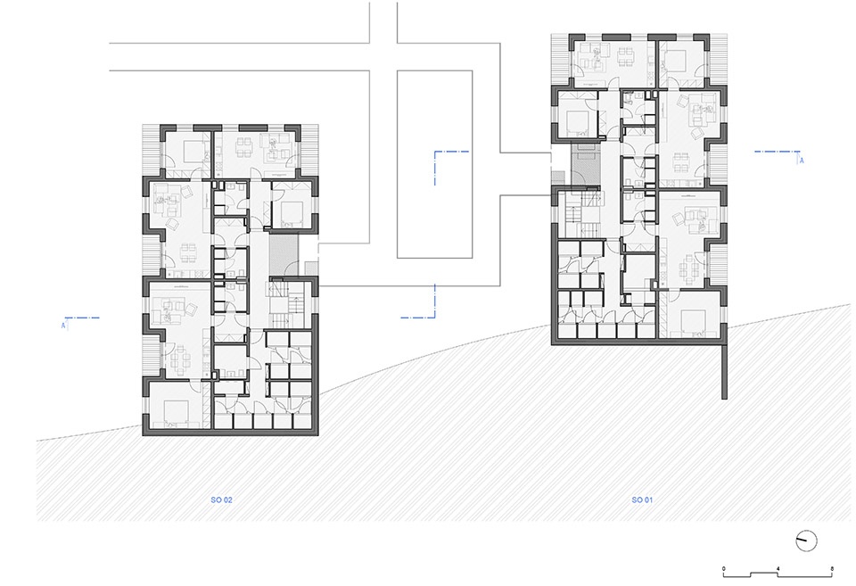 Filipovice 公寓楼,捷克 / CL3 极简主义与传统山墙的完美融合-50
