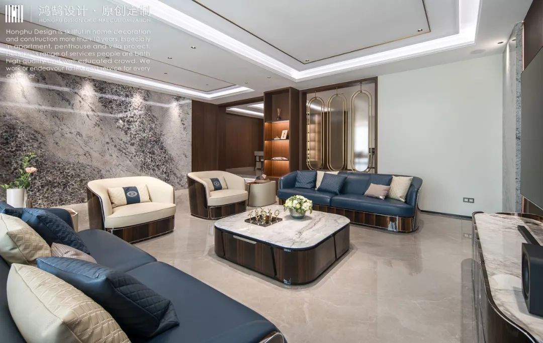 1000㎡别墅 | 星空影院+桑拿房的极致舒展。-15