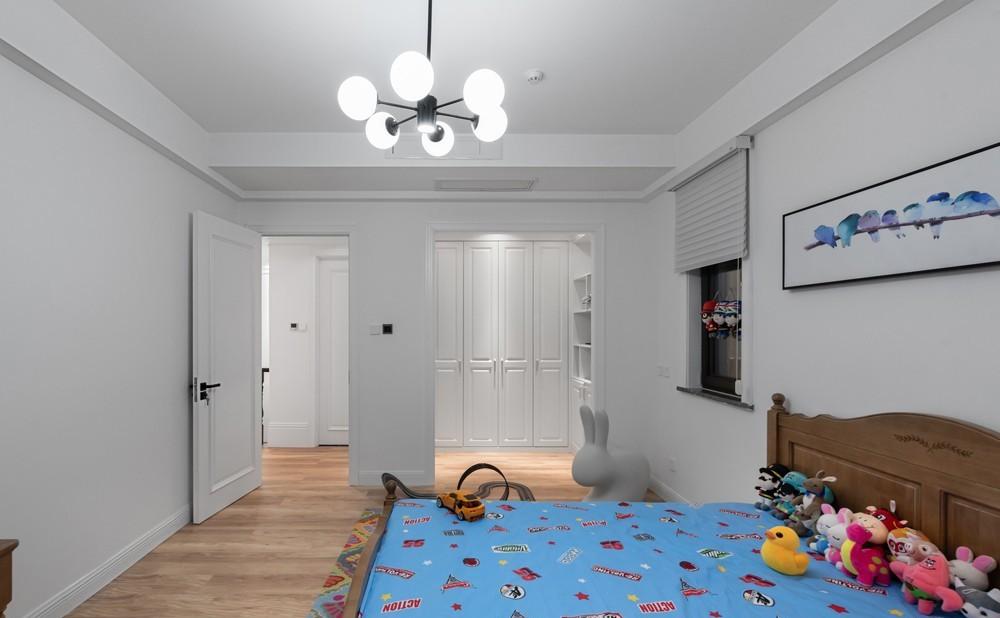 北京奥北别墅区叠拼别墅 | 美式宁静舒适，中式书房浪漫灵动-23