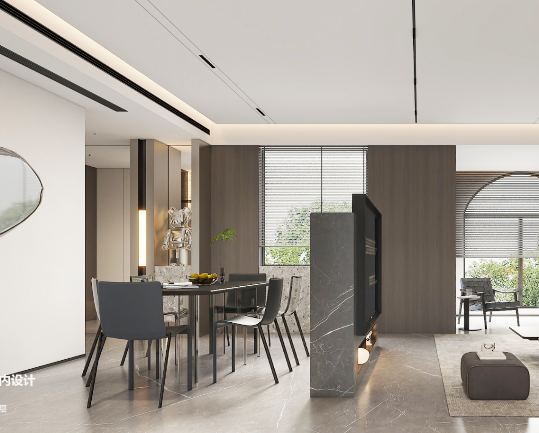 襄阳马思设计 | 200m²顶复意式极简，低调又高级-18