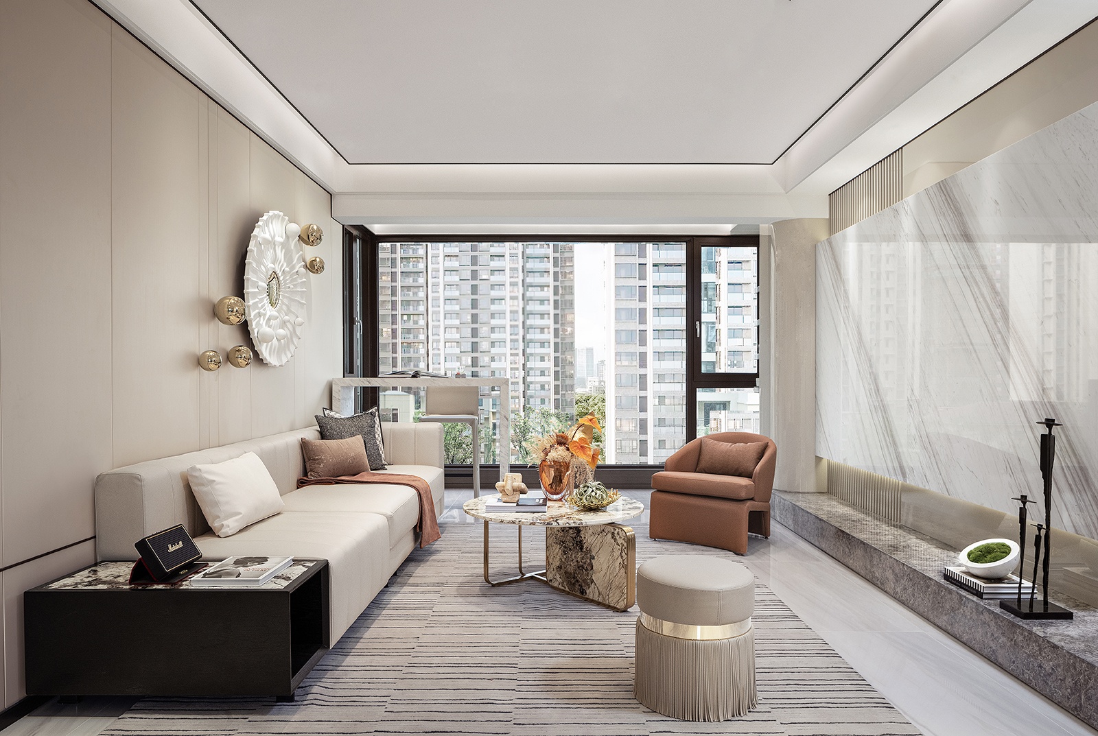 扬州天悦景园样板间丨中国扬州丨石间设计-6