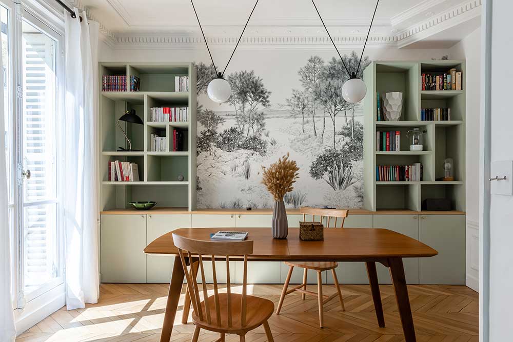 巴黎 16 区优雅公寓设计，展现深色调的独特魅力-14