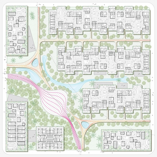 巴拿马 Tropi/Co/Re 住宅,核心住宅模式的创新实践-28