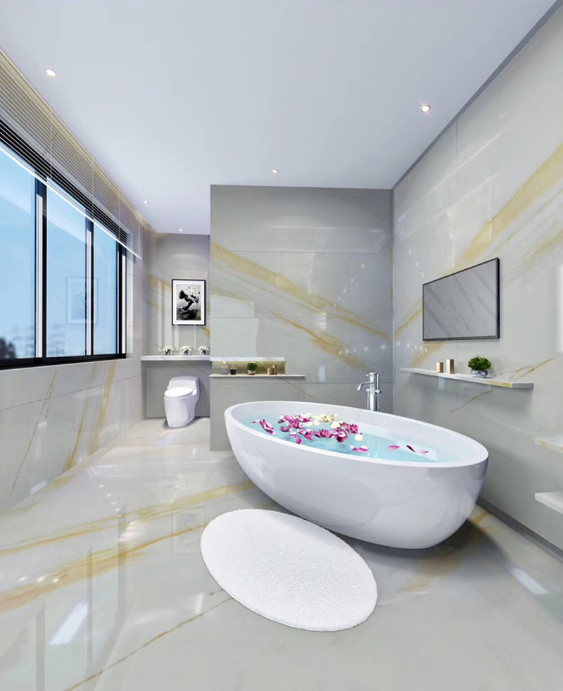 白金系列 | 现代简约风的金丝雅士白设计-49