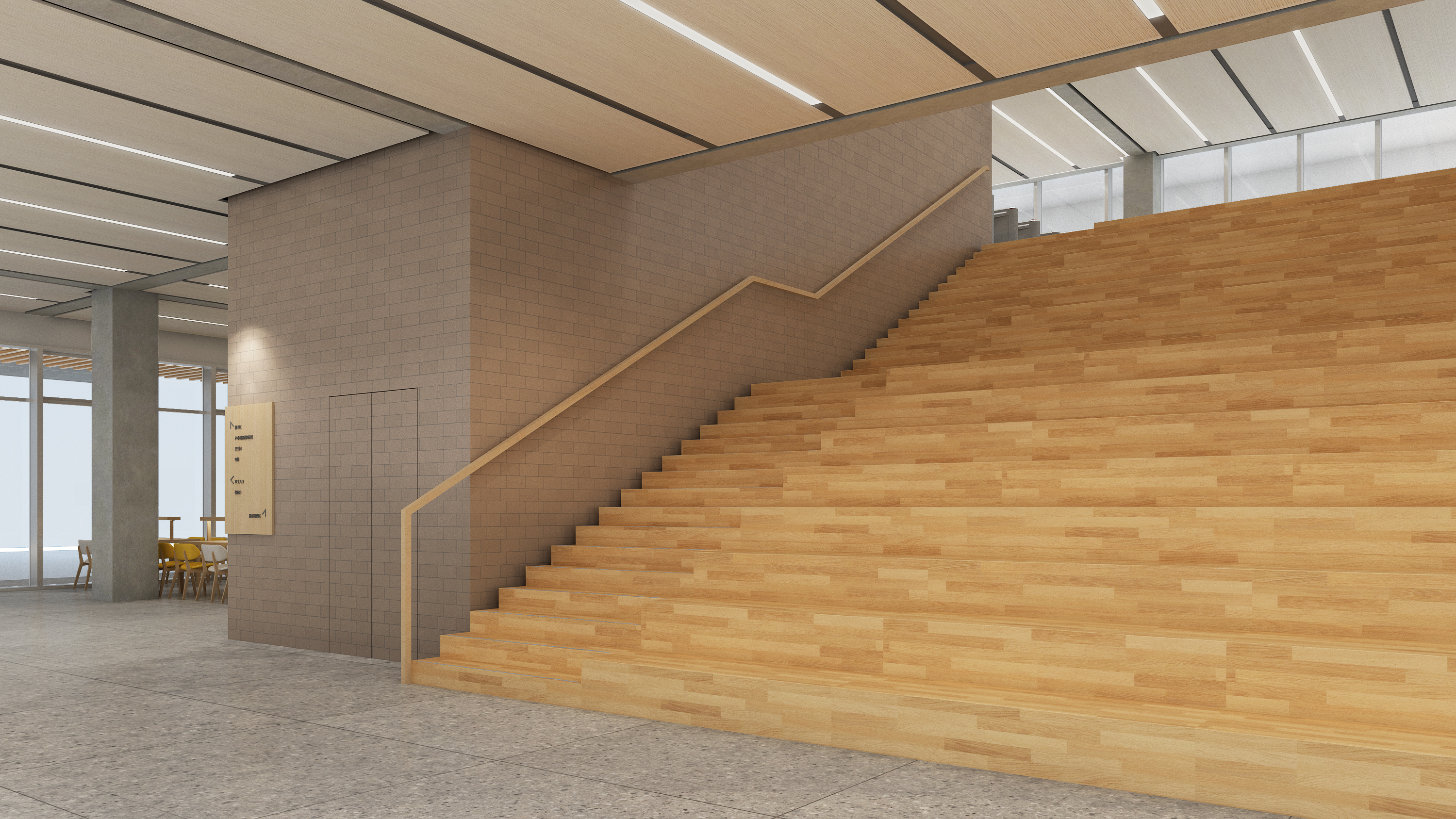 鹤山职院空间效果图打卡-8