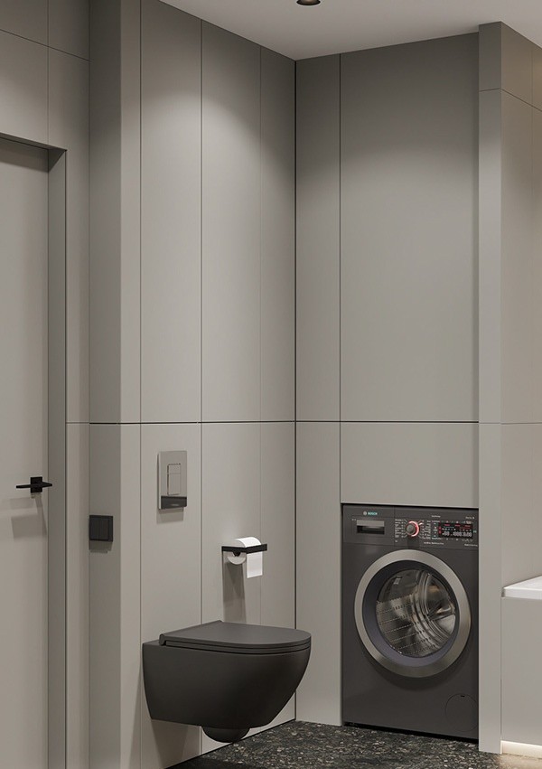 高级黑+简洁白的住宅设计--高级有范儿-27