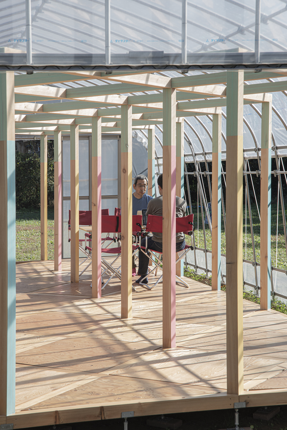 “绿色基地”装置丨日本千叶丨UENOA architects-59