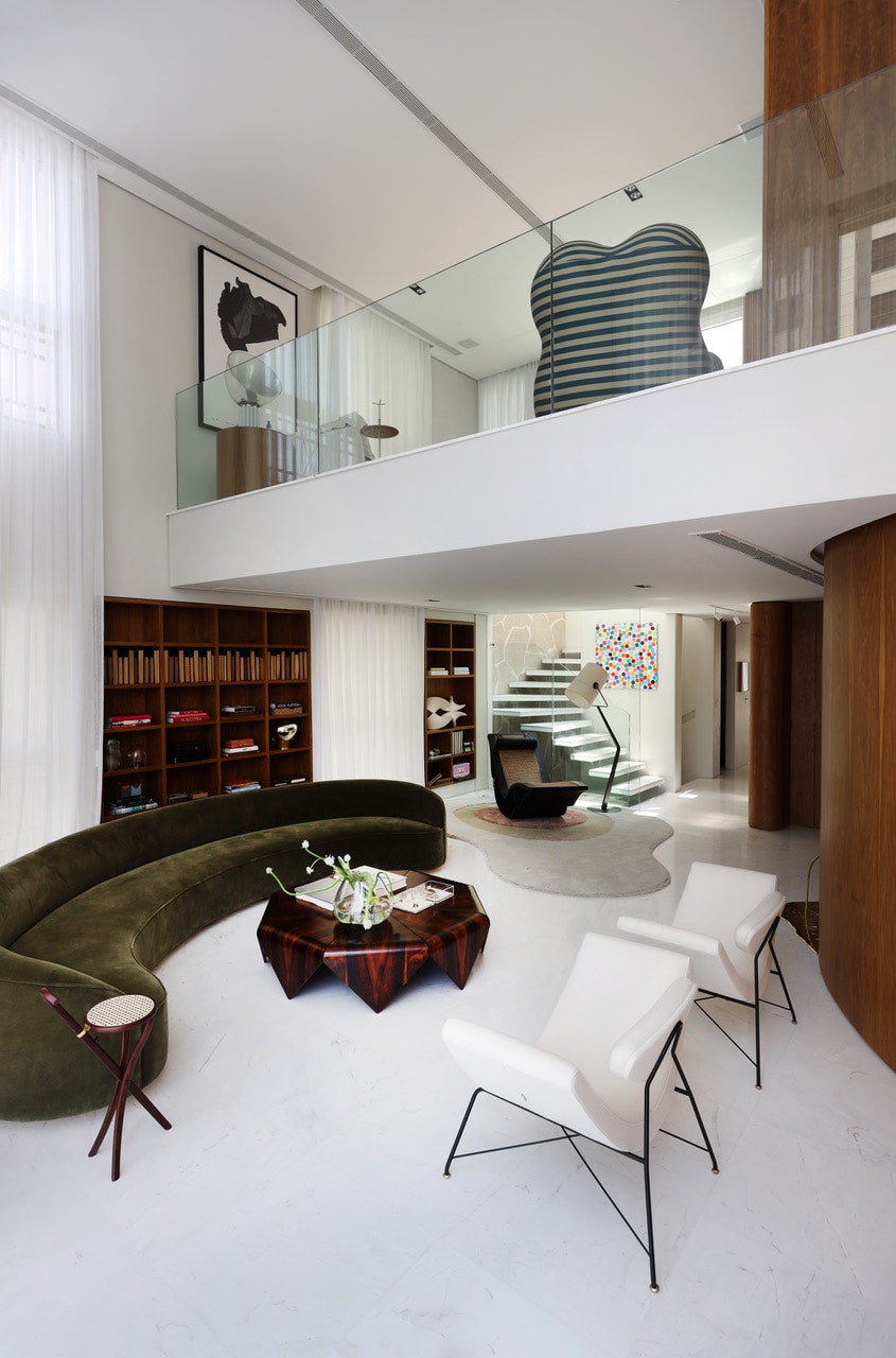 巴西圣保罗豪华顶层公寓 | 现代与自然的完美融合-11