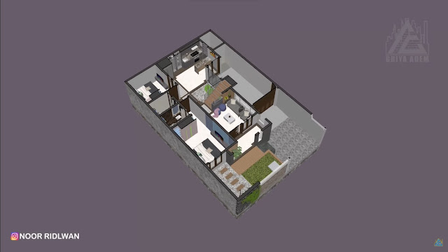 9 · 10米四层卧室错层式房屋设计-16