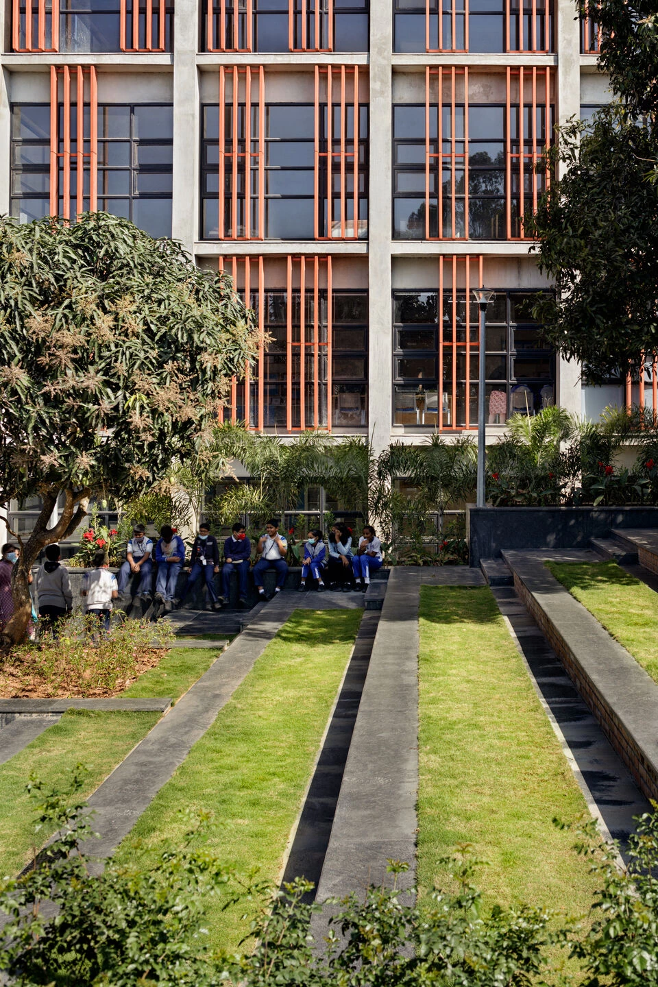 Euro School Bannerghatta 学校丨印度班加罗尔丨Vijay Gupta Architects-5