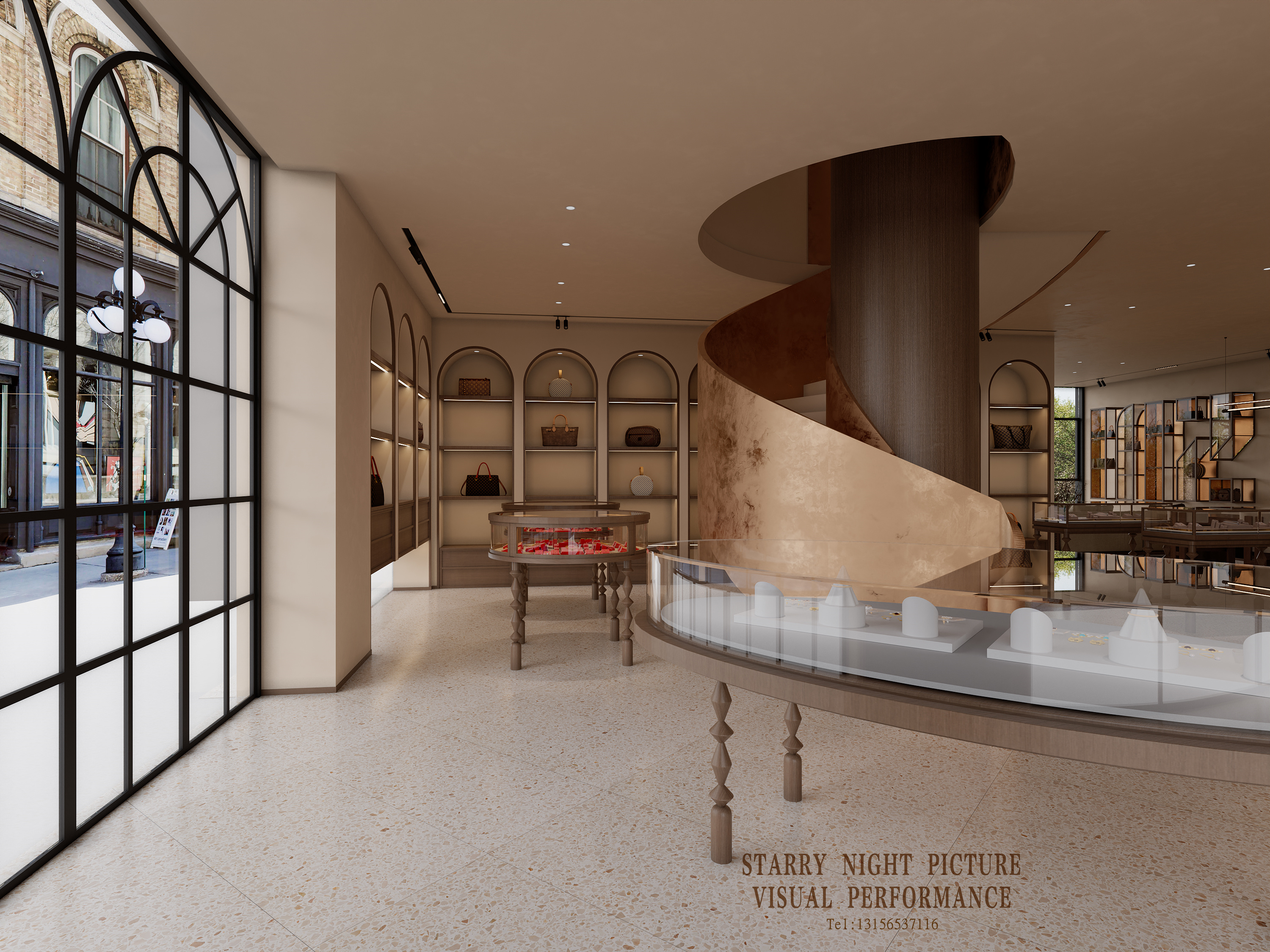 星夜设计--中古风奢侈品二手店-2