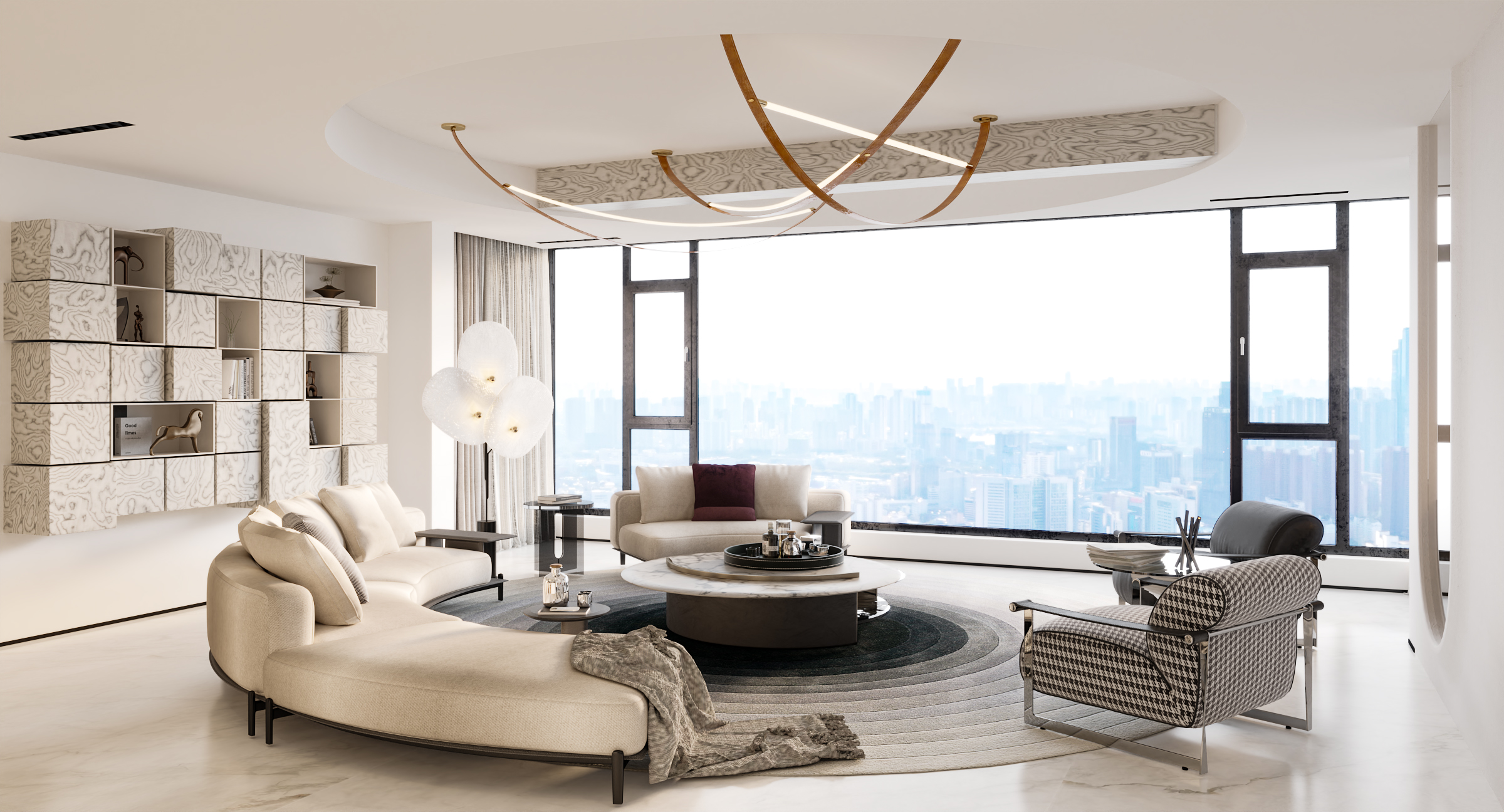 轻奢大平层效果表现-1