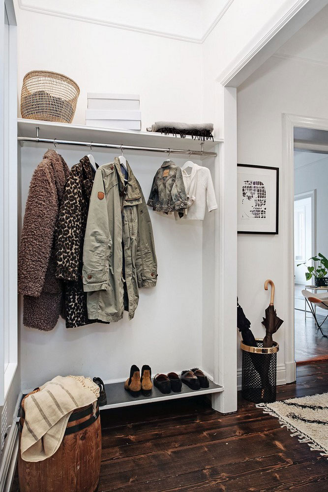 瑞典年轻家庭蓝橙公寓，呈现温馨海洋风格-33