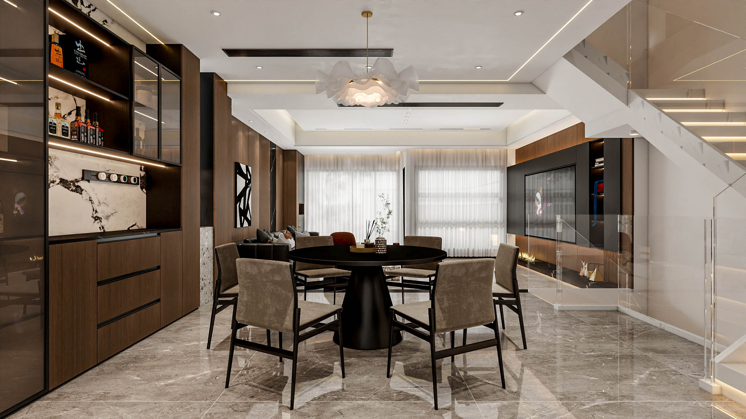 德商御府天骄西区，616平方意式极简别墅丨中国成都-12