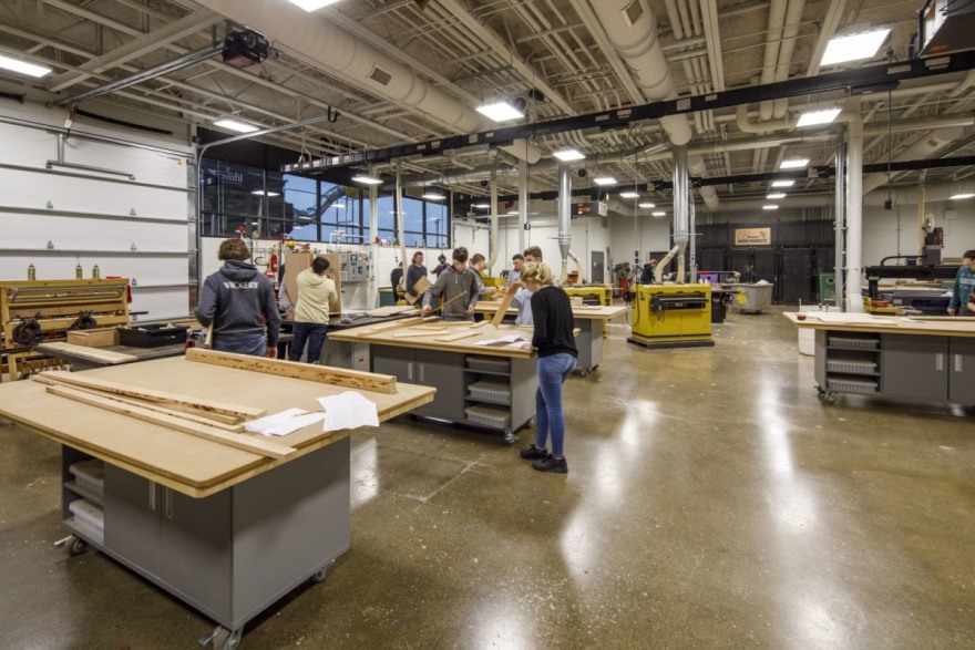 绿湾高中 CTE 翻新项目丨美国格林维尔丨GMB Architecture + Engineering-14