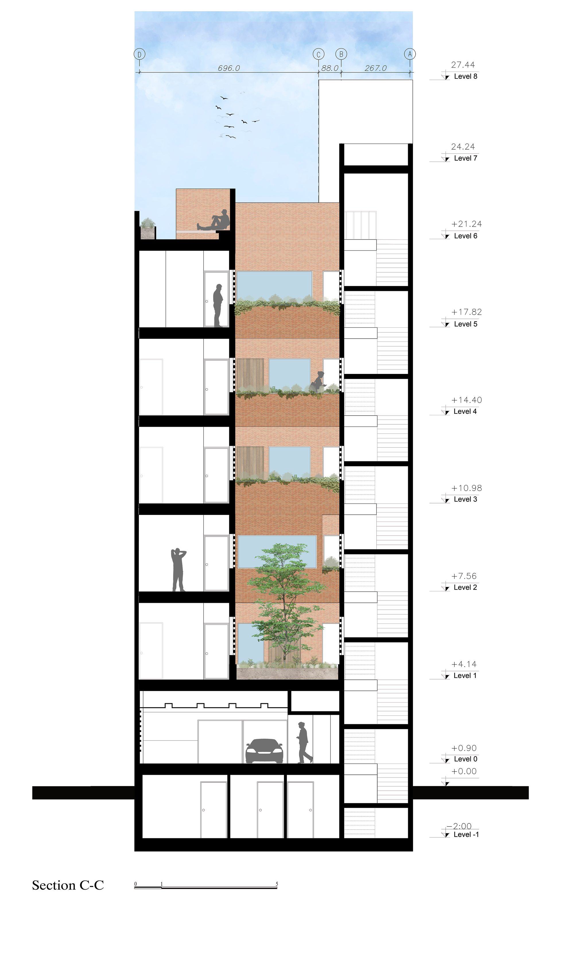 Afshar 住宅大楼丨伊朗德黑兰丨Ayeneh Office-17