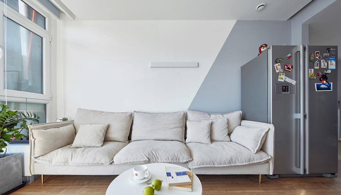 北漂航空家庭的简约宜居改造-13