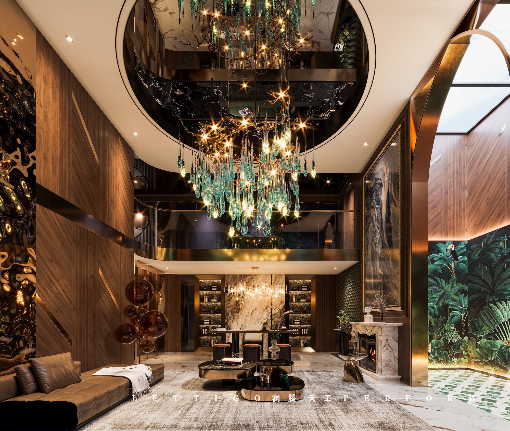 港式重奢别墅，传统奢华与现代魅力融合共生-0