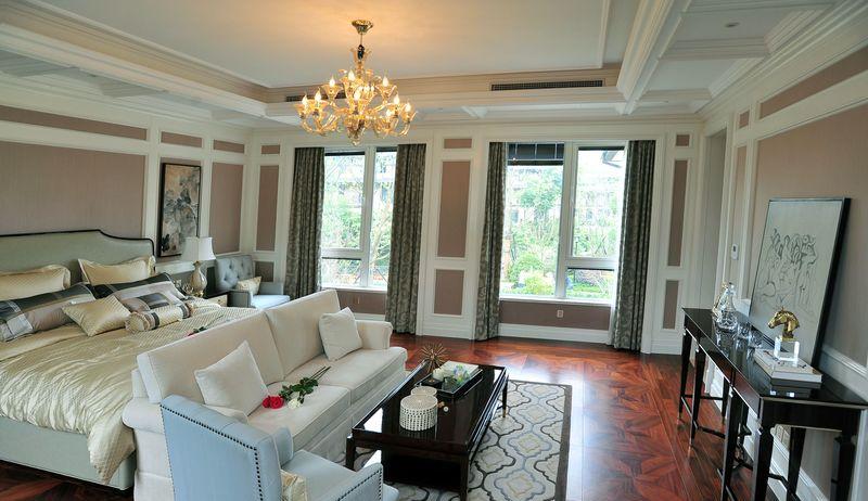 扬州溪上明堂268平米简欧风样板房设计-14