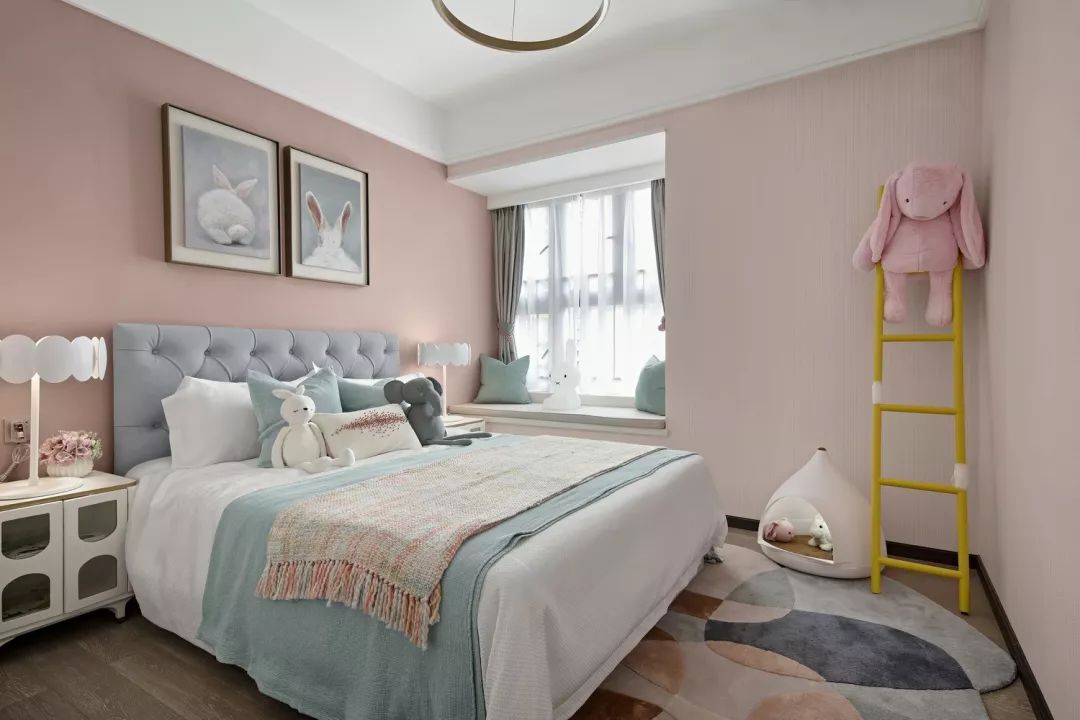 华墨国际设计 | 广州万达城 120㎡样板房，绿色春风拂心弦-39