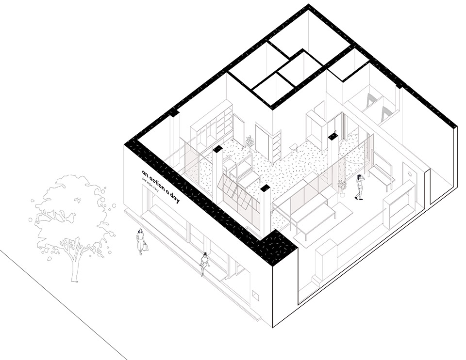 an action a day愚园路概念店,上海丨中国上海丨Woodo Studio（木斗设计）-16