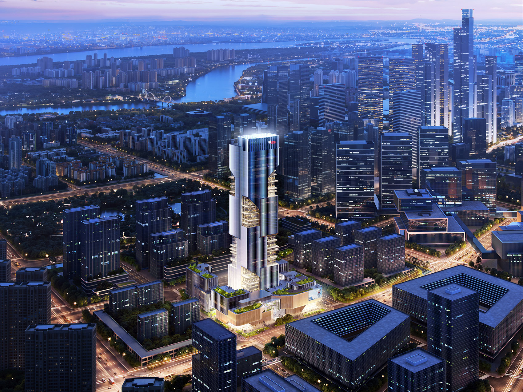 新城灯塔丨中国南京丨奥雷·舍人事务所Buro Ole Scheeren-2