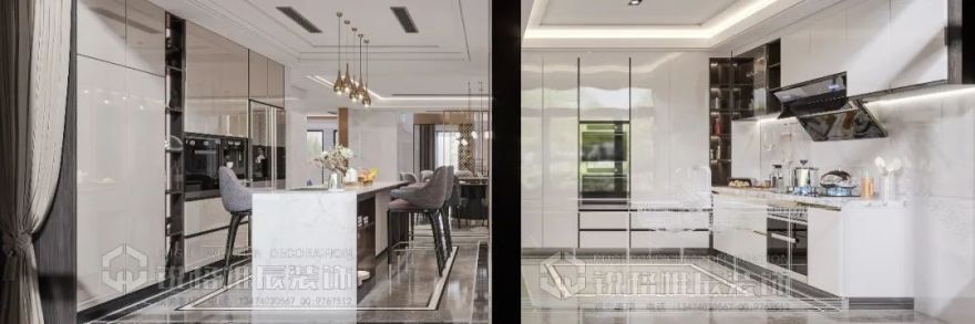 西安曲江·郑家大宅 | 现代轻奢的优雅空间-70