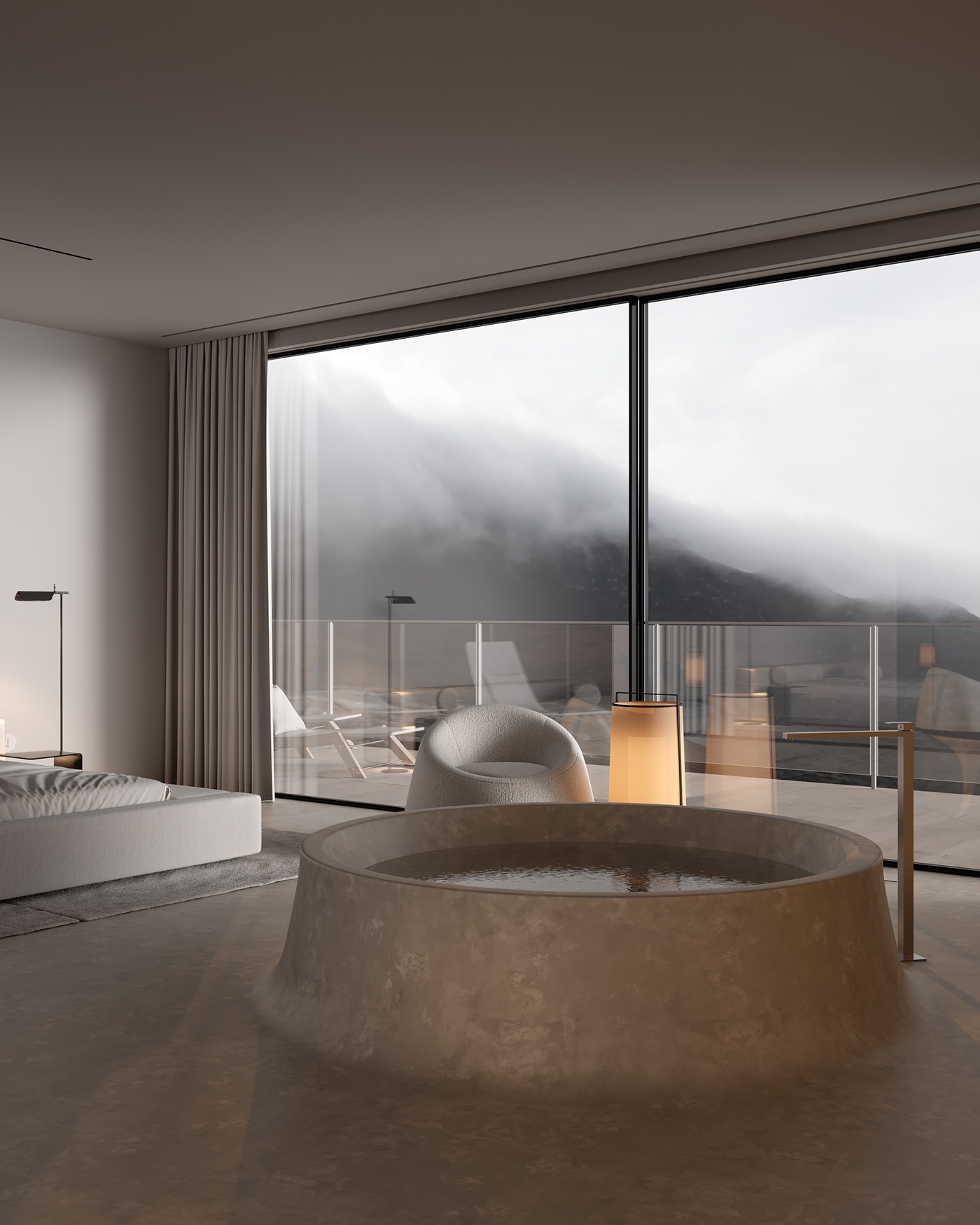 极简大宅 奢享极致景观 | Anastasiia Reznichenko作品-6