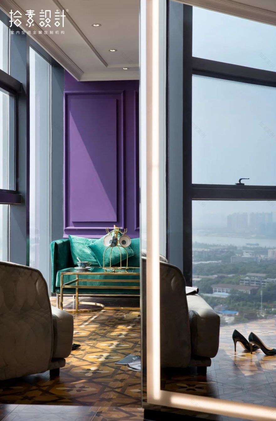 《漾》高定空间 · 复古摩登之美丨中国湘潭丨拾素設計-28