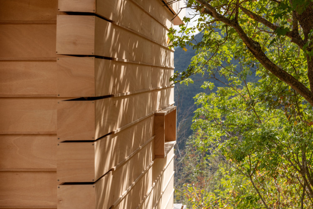 从日本茶馆和斯堪的纳维亚中汲取灵感的林中木屋设计丨意大利-19