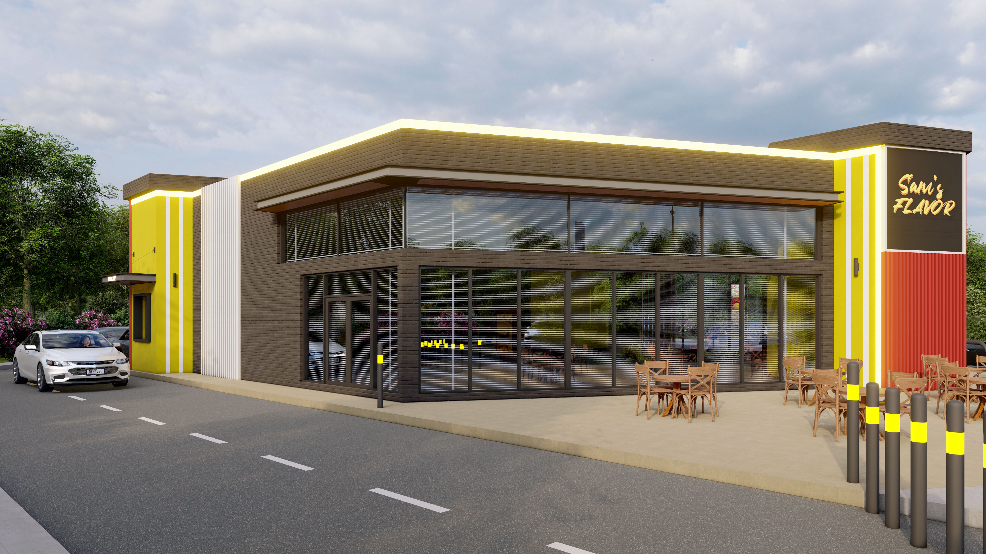 Fast food restaurant Design-2