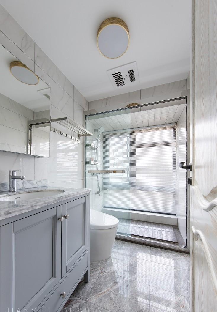 现代摩登美式轻奢家居,玩转平层空间设计-58