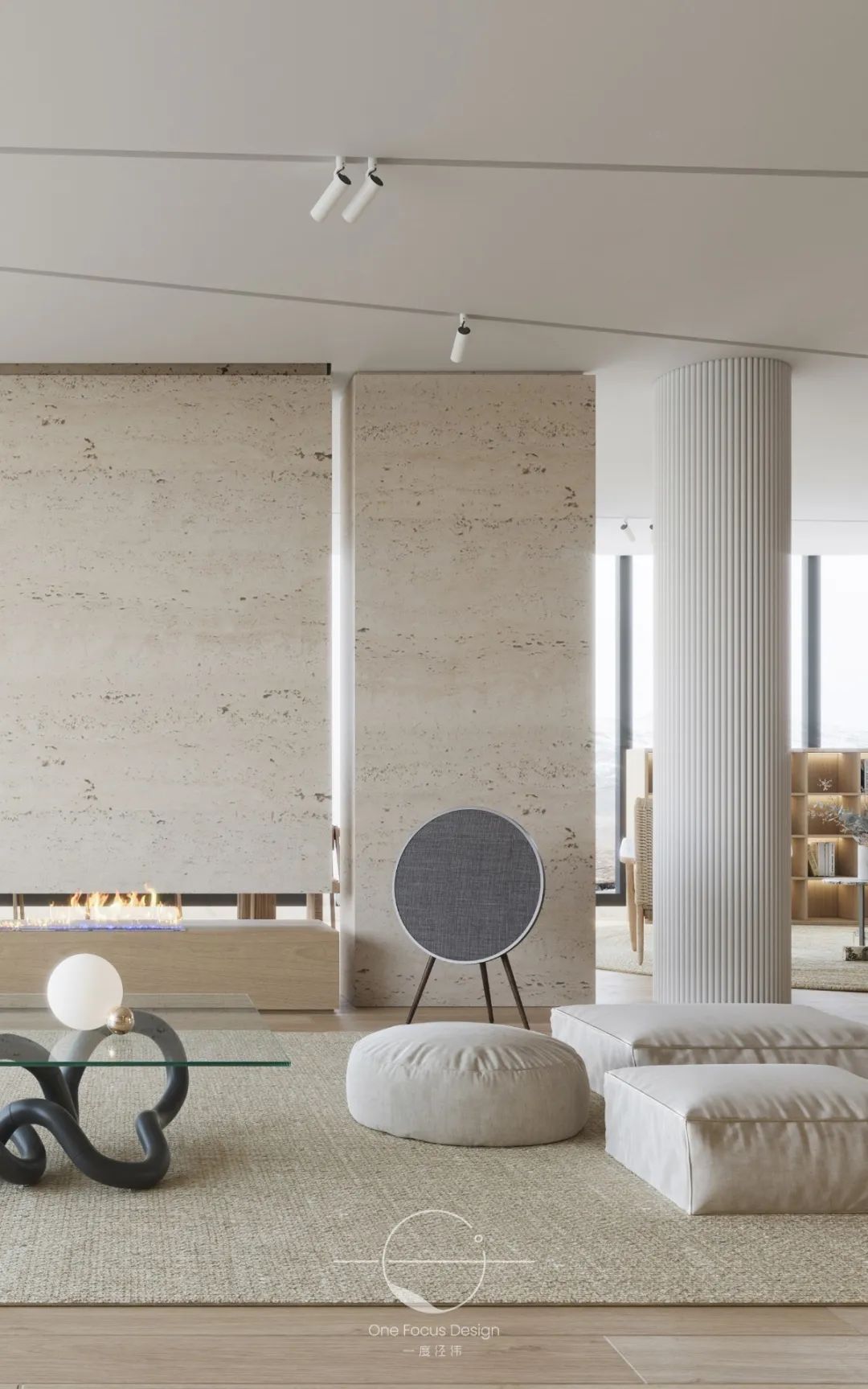 暖阳轻洒，静享阅读时光——深圳深业中城 285 平米现代宜居空间-7