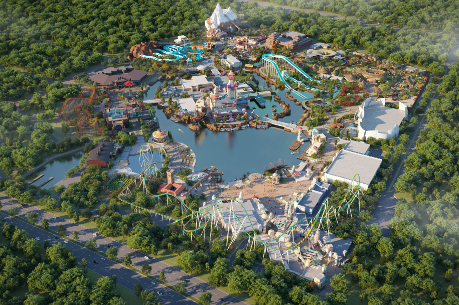 巨型机械麒麟金璃“空降”襄阳华侨城奇幻度假区奇幻谷-10