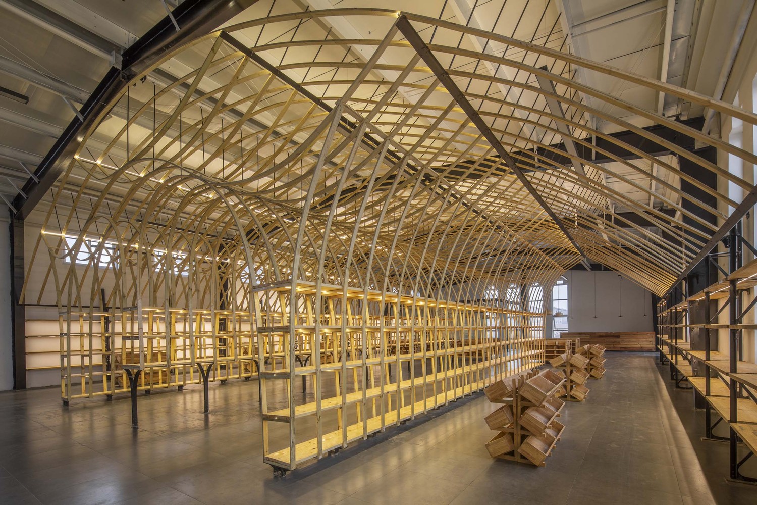 云台山冰菊展示架丨中国焦作丨LUO studio-22