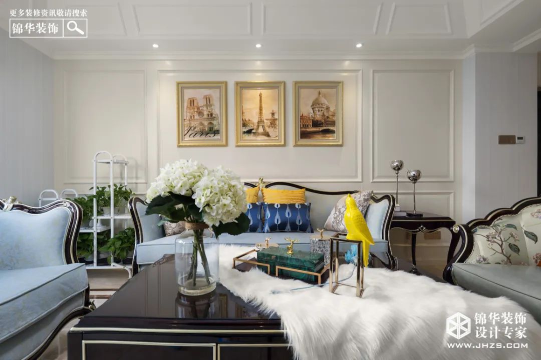 简欧设计,温馨浪漫的舒适家丨中国南京丨锦华装饰-13