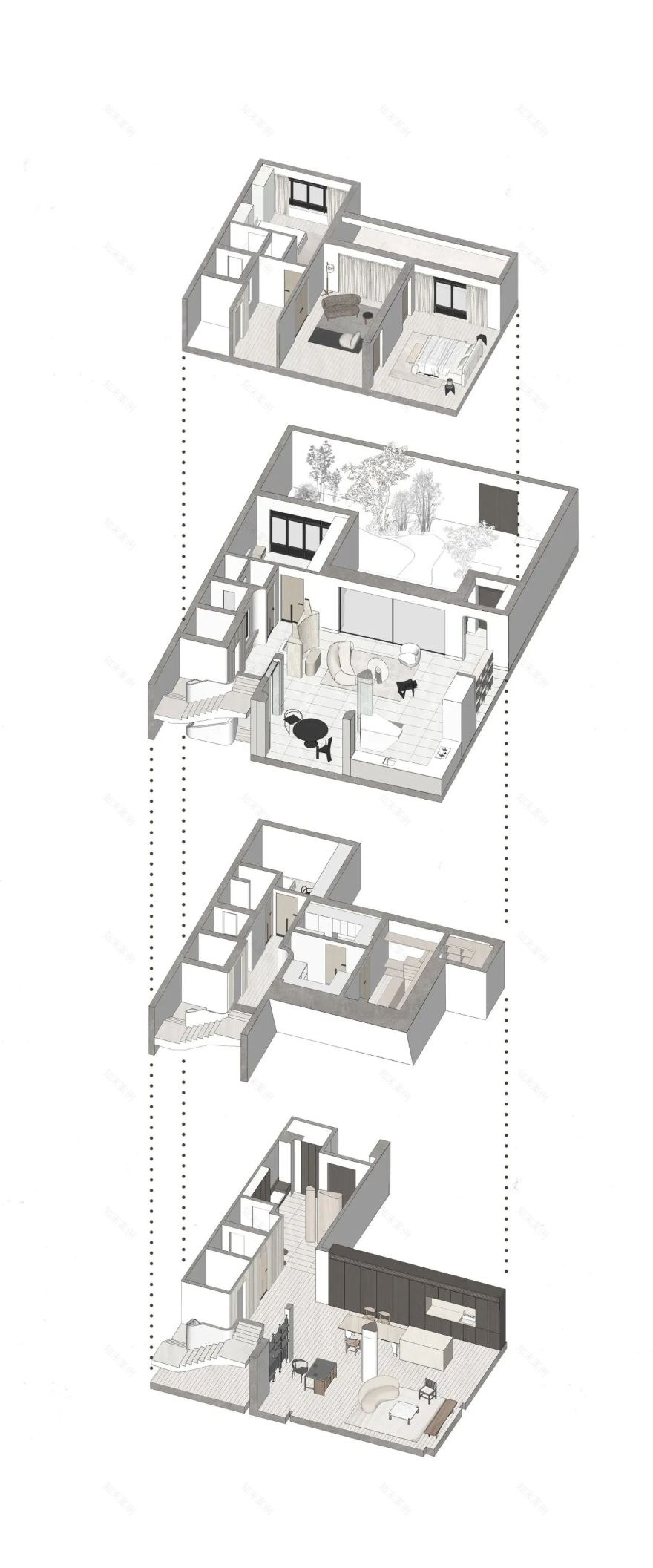 Mountain Soil丨空间中的体积感,义乌桃花源住宅-45