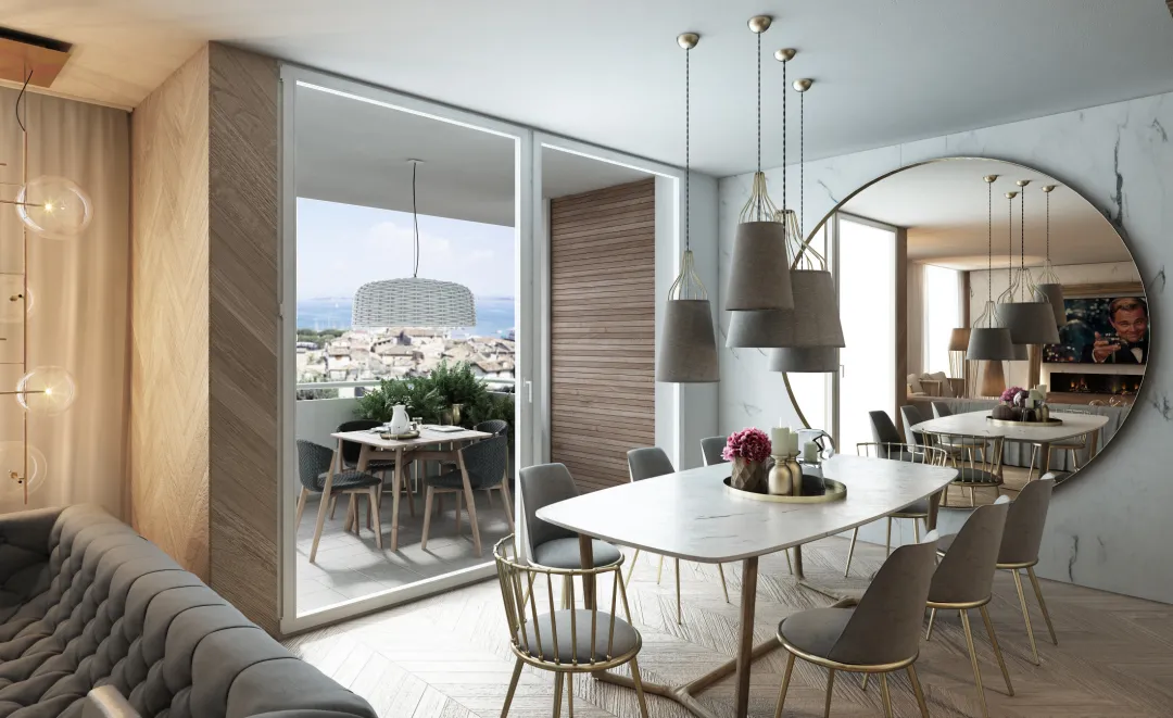 意大利伦巴第湖景大平层丨当地知名设计团队-15